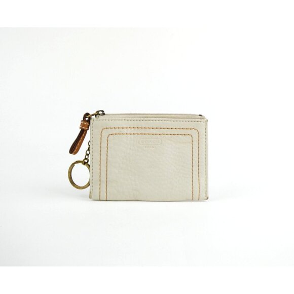 Coach Chalk Pebble Leather Mini Skinny Case - Picture 1 of 7